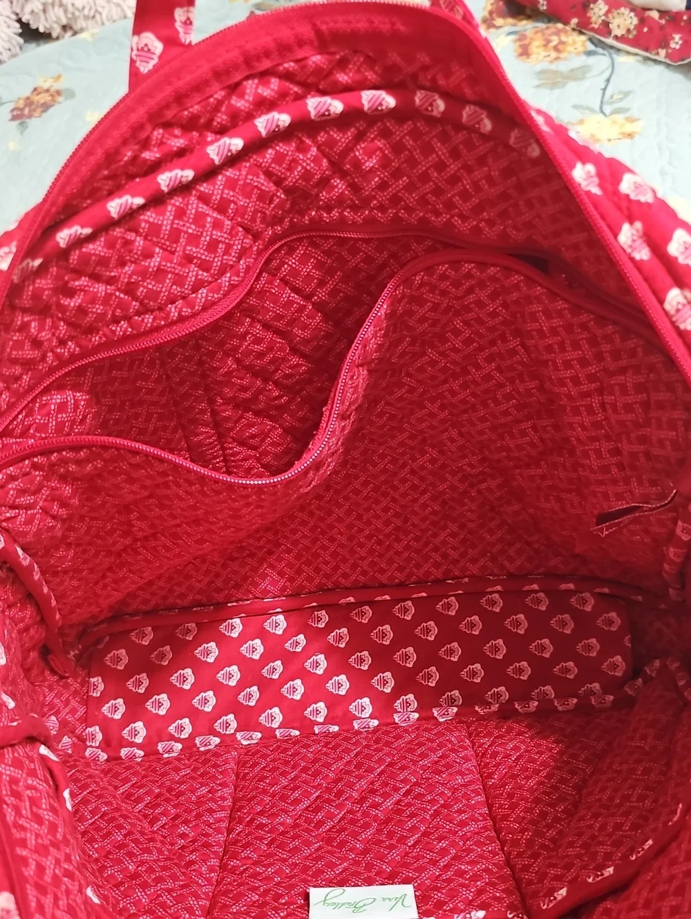 Vera Bradley Laptop Bag, School Bag, Crafts & Books Bag. Washable. Aprox 11